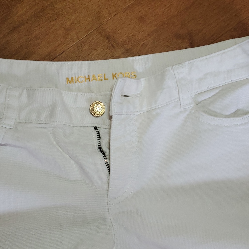 Michael Kors Women's White Jeans - Picture 5 of 9